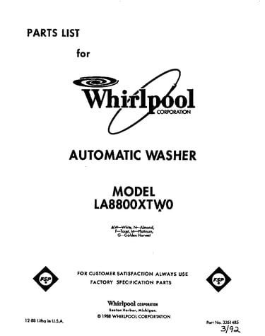 Front cover