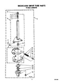 Brake and drive tube