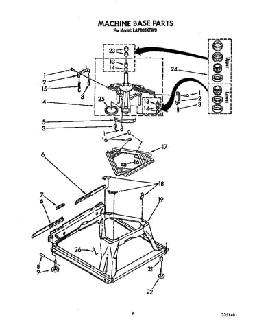 Machine base