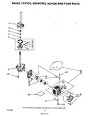 Brake, clutch, gearcase, motor and pump