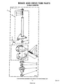 Brake and drive tube