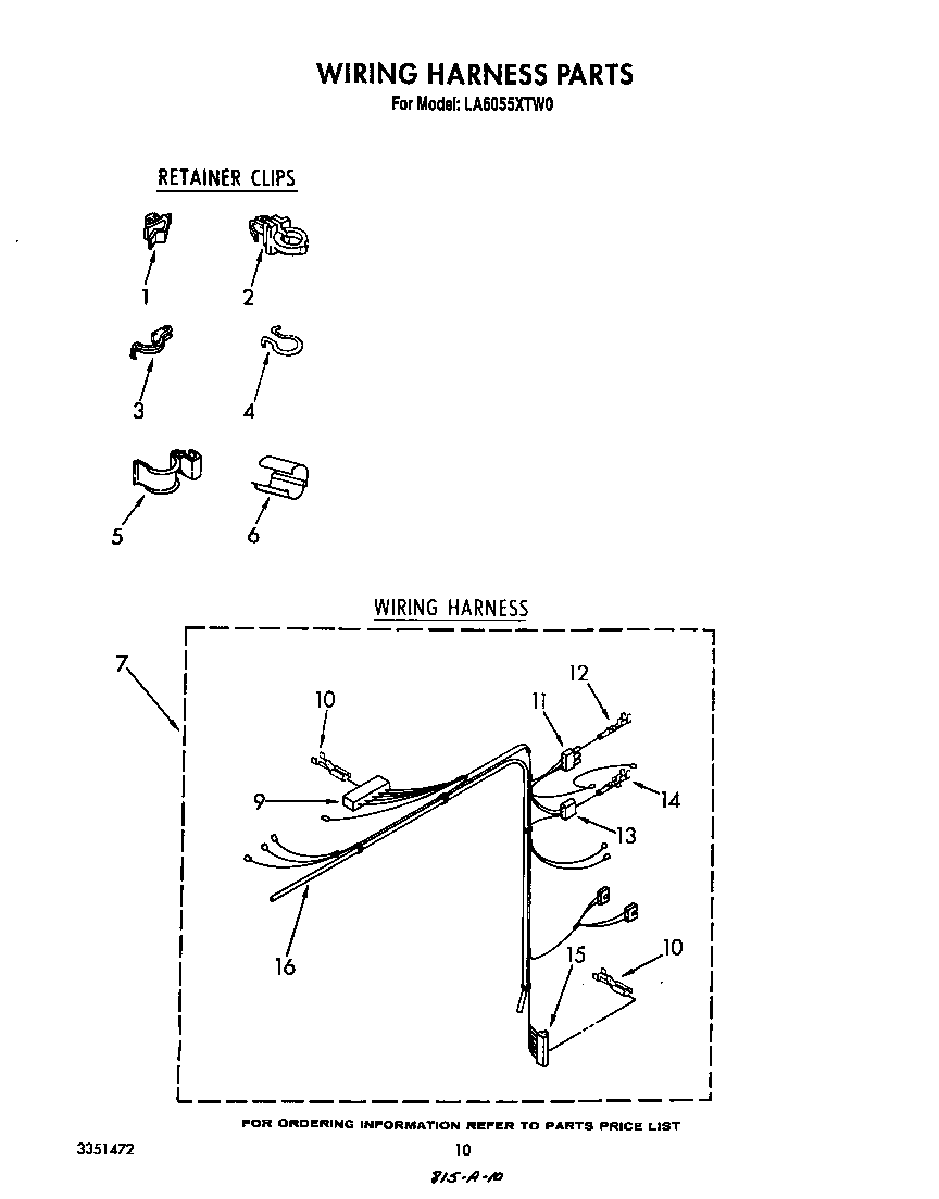 WIRING HARNESS