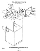 Top and cabinet