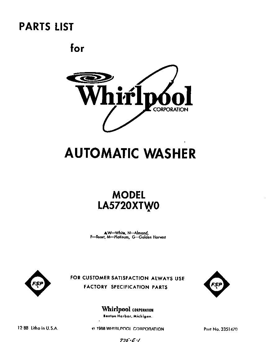 Front cover