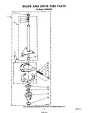 Brake and drive tube