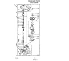 Whirlpool LA5668XTW0 gearcase diagram