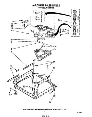 Machine base