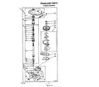 Whirlpool LA5578XTW0 gearcase diagram