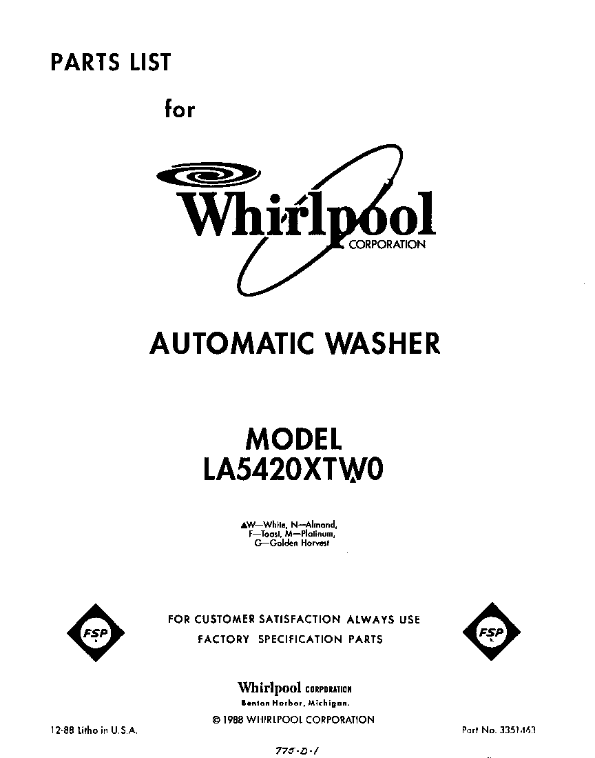 Front cover