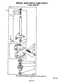 Brake and drive tube