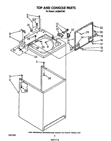 Top and console