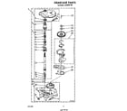 Whirlpool LA5460XTW0 gearcase diagram