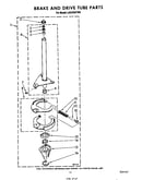 Brake and drive tube