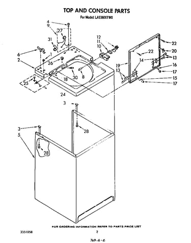 Top and console