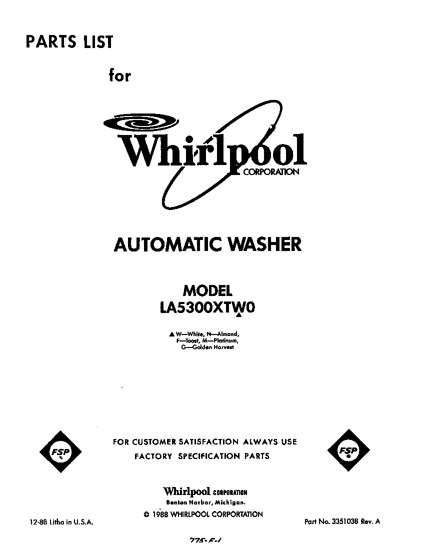 Front cover