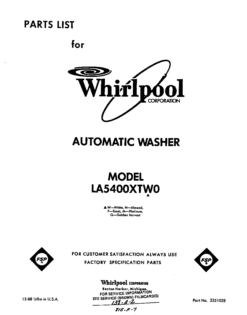 Front cover