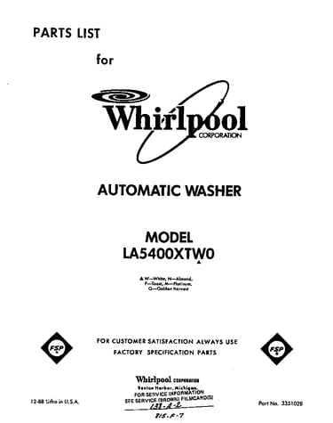 Front cover