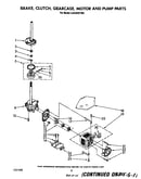 Brake, clutch, gearcase, motor and pump