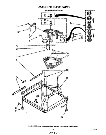 Machine base