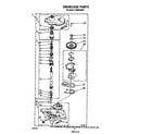 Whirlpool LA6053XSW1 gearcase diagram
