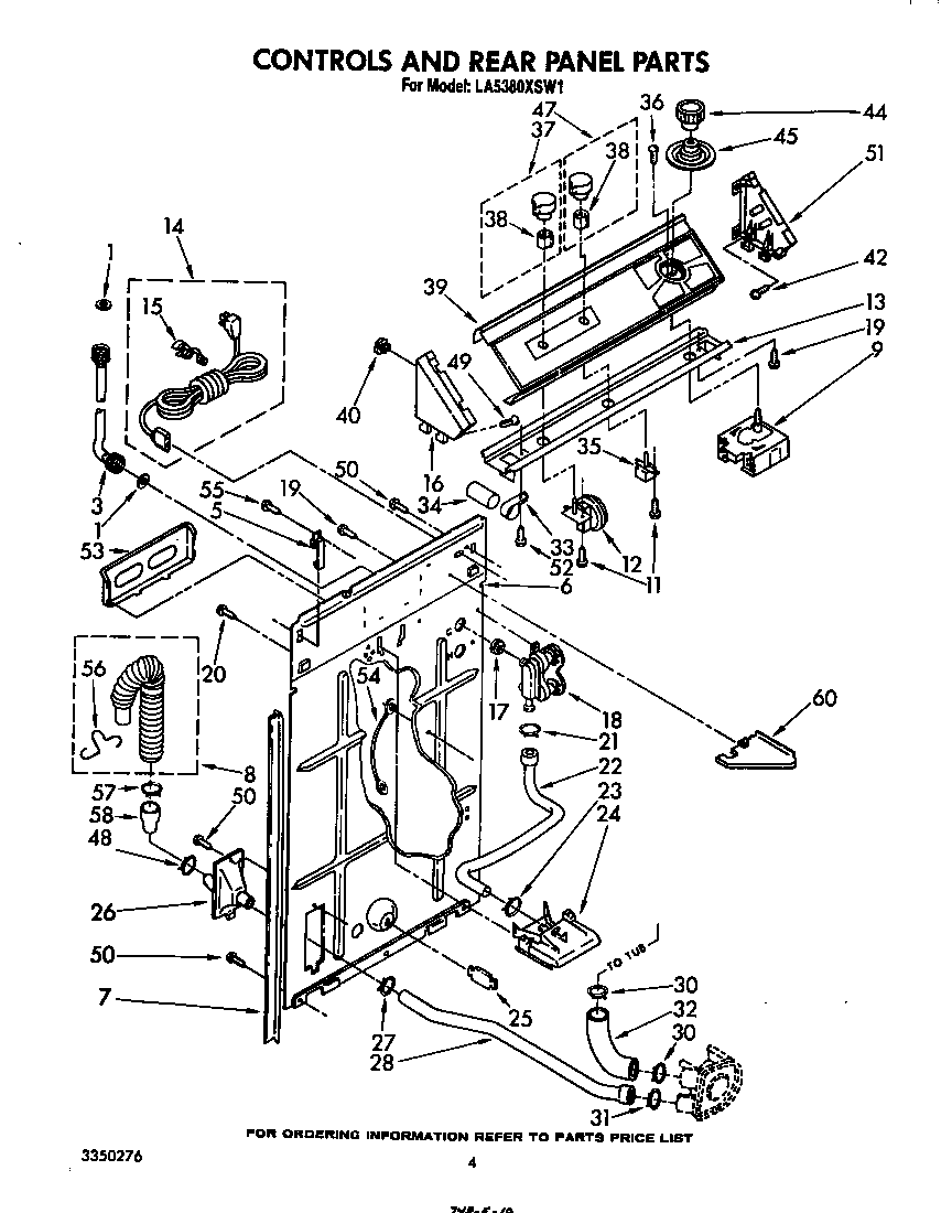 CONTROLS AND REAR PANEL