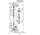 Whirlpool LA5430XSW1 gearcase diagram