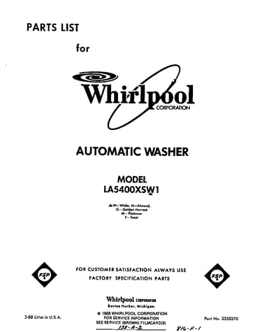 Front cover