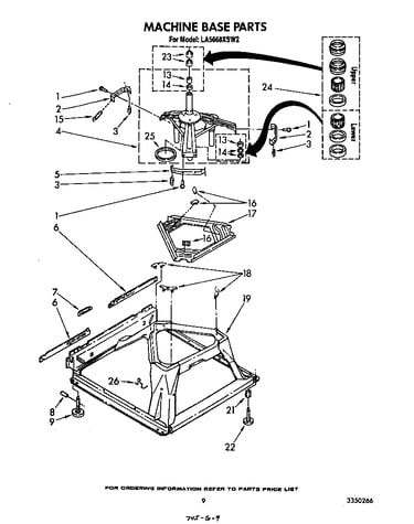 Machine base