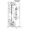 Whirlpool LA5668XSW2 gearcase diagram