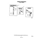 Whirlpool LA5668XSW2 water system diagram