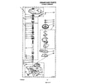 Whirlpool LA5580XSW3 gearcase diagram