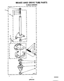 Brake and drive tube