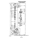 Whirlpool LA5600XSW2 gearcase diagram