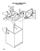 Top and cabinet