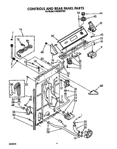 Controls and rear panel