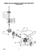 Brake, clutch, gearcase motor and pump