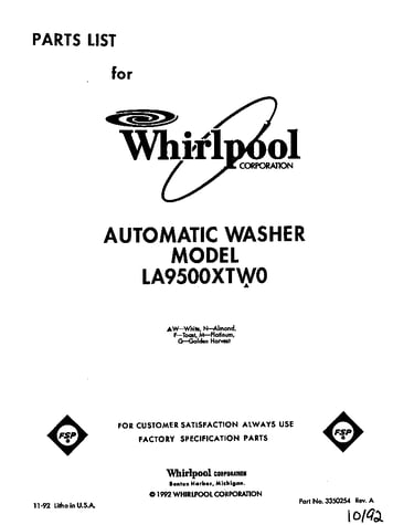 Front cover