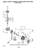 Brake, clutch, gearcase, motor and pump