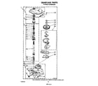 Whirlpool 3LA5580XSW2 gearcase diagram