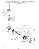Brake, clutch, gearcase, motor and pump