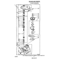 Whirlpool GLA5580XSW2 gearcase diagram