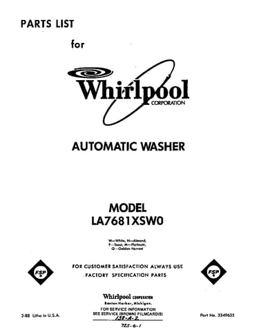 Front cover