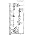 Whirlpool LA5300XSW1 gearcase diagram