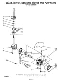 Brake, clutch, gearcase, motor and pump