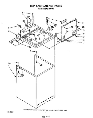 Top and cabinet