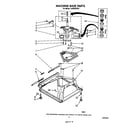 Whirlpool LA5550XPW7 machine base diagram