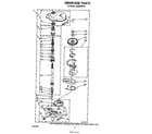 Whirlpool LA5550XPW7 gearcase diagram