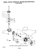 Brake, clutch, gearcase, motor and pump