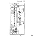 Whirlpool LA6058XSW1 gearcase diagram