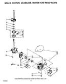 Brake, clutch, gearcase, motor and pump